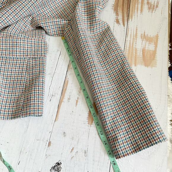 MAJE Tailored Check-Print Houndstooth Blazer Size FR 42 US 10 - Picture 11 of 14